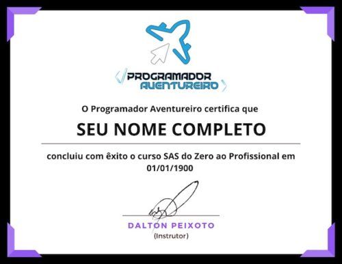 Certificado SAS Pro