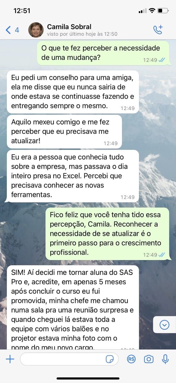 Depoimento de aluno 2