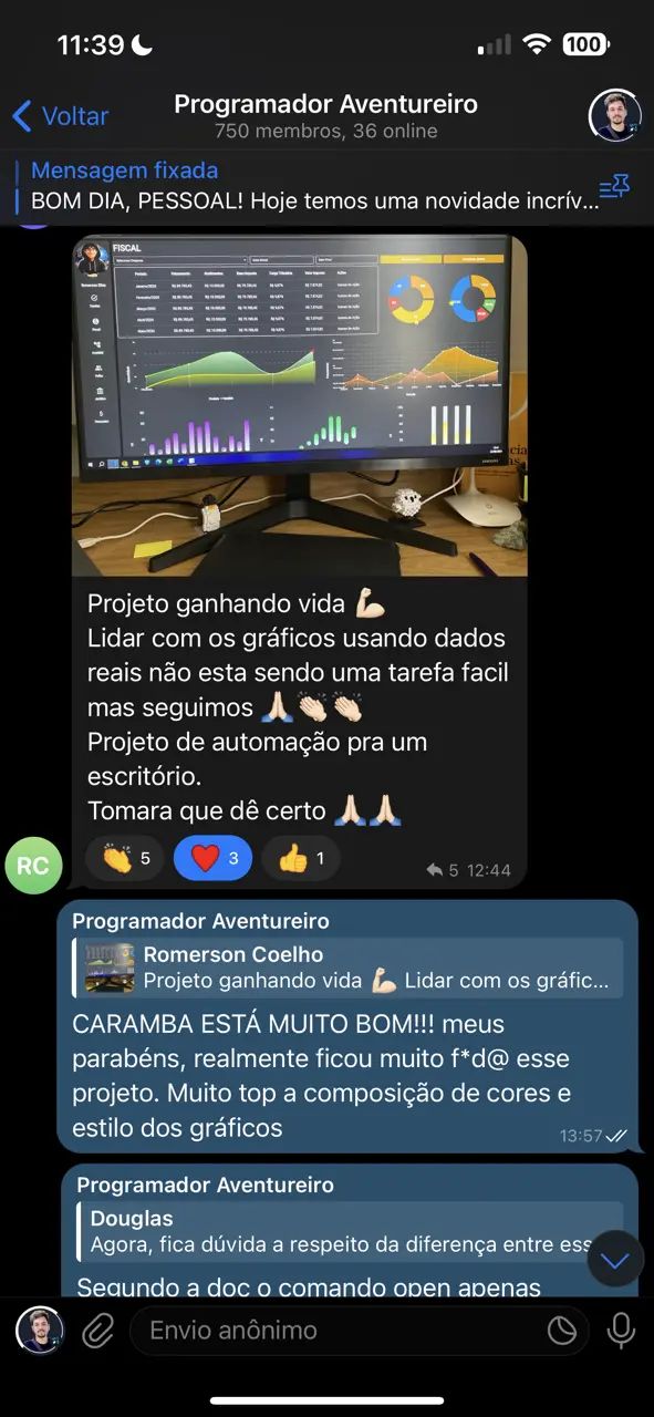 Depoimento de aluno 7