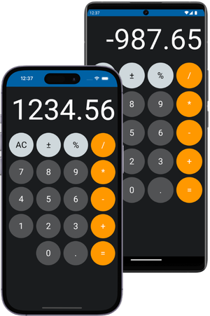 Calculadora estilo iPhone